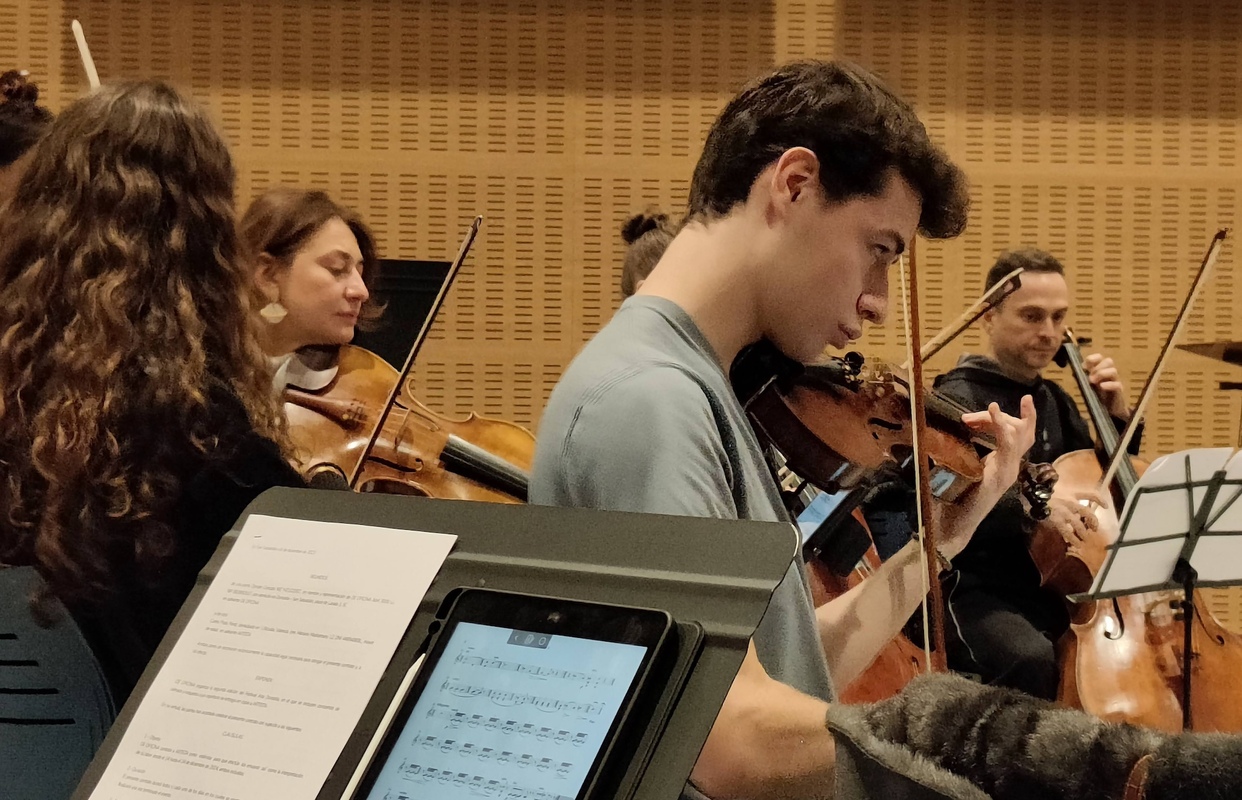 Primera masterclass para cuerdas de OE Oficina / OE Oficina